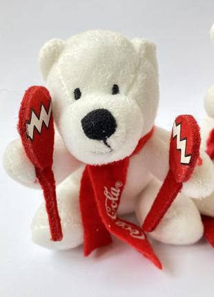 М'які плюшеві ведмедики полярний ведмідь 🐻‍❄️ coca- cola