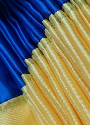 Прапор україни, флаг украины атлас 90х140см1 фото