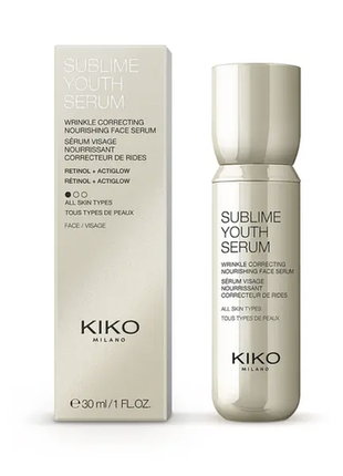 Концентрована сироватка new sublime youth serum kiko milano1 фото