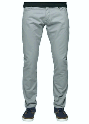 Брюки джинсового пошива jack & jones tim slim fit 34/34 neutral grey1 фото