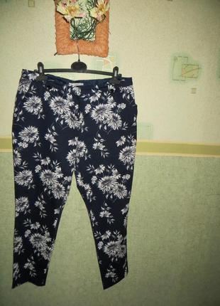 Модные брюки цветочный принт.вьетнам.1 фото