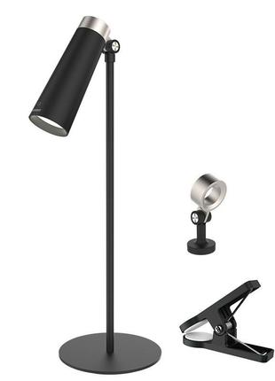 Настільна акумуляторна лампа yeelight 4in1 recharheable desk lamp (ylytd-0011) black2 фото