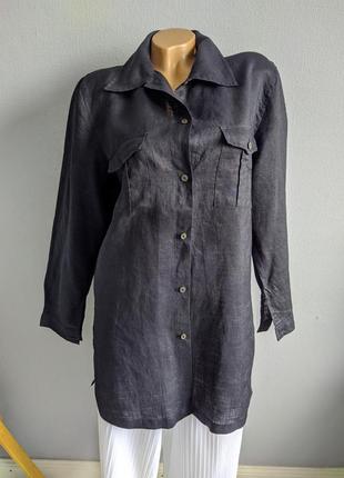 Довга сорочка-сукня із 100% rami.