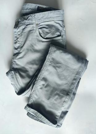 Брюки джинсового пошива jack & jones tim slim fit 34/34 neutral grey3 фото