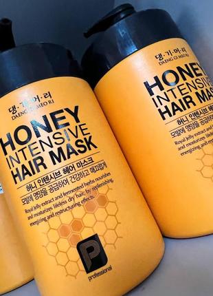 Маска для восстановления волос «медовая терапия» daeng gi meo ri honey intensive hair mask1 фото