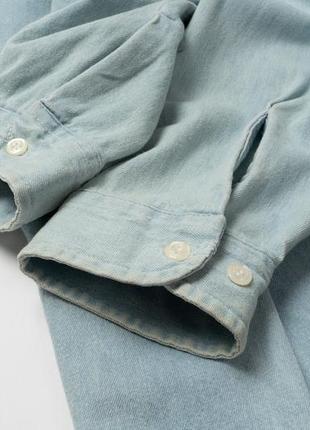 Harley-davidson vintage denim shirt мужская джинсовая рубашка8 фото