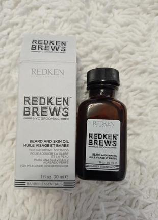 Олія для бороди та обличчя redken brews oil1 фото