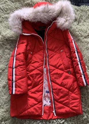 Теплющий пуховик на зиму cvetkov