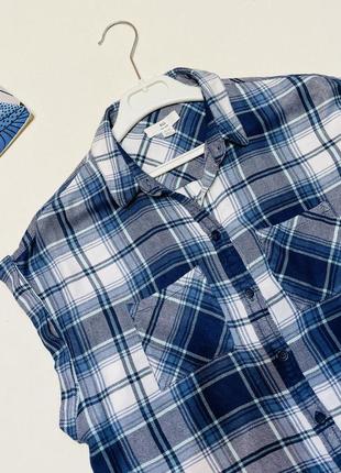 Стильная рубашка коттоновая от бренда bll new york 👕  размер s -m4 фото