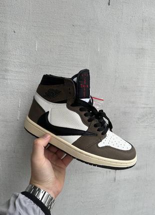 Кроссовки air jordan 1 retro high travis scott