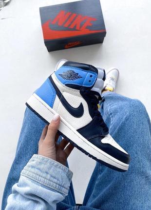 Кроссовки china nike air jordan 1 женские кожаные джордан весна china nike jordan 1 кожа china nike air force 1 кожа