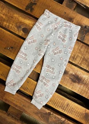 Детские пижамные, домашние штаны (брюки) с принтом primark (примарк 3-4 года 98-104 см идеал оригинал разноцветные)1 фото