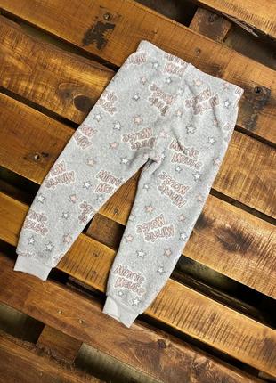 Детские пижамные, домашние штаны (брюки) с принтом primark (примарк 3-4 года 98-104 см идеал оригинал разноцветные)2 фото