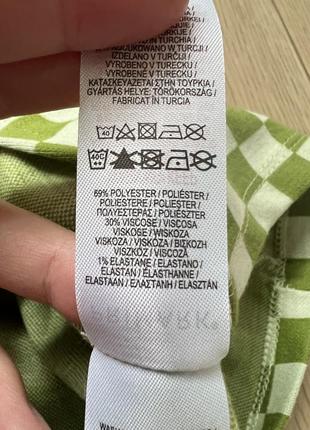 Коротка клітчаста зелена спідниця primark 🛍️1+1=3🛍️10 фото