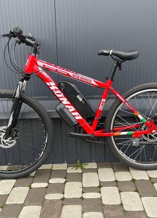 Електровелосипед cubic-bike konar 26" red 450 w 8 ah 48v panasonic3 фото