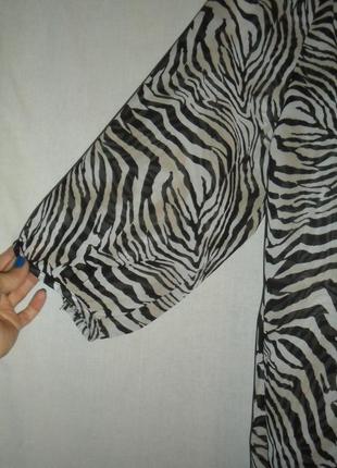 Блуза в тигровый принт3 фото