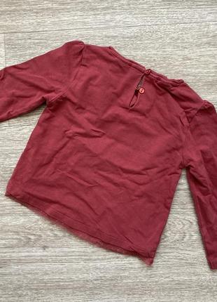 Реглан стильна нарядна кофточка пуловер марсала zara 2/33 фото