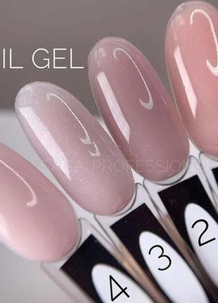 Гель для наращивания saga professional builder gel veil 01 (персиково-розовый), 15 мл2 фото