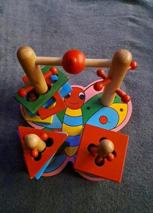 Деревянная игрушка - лабиринт