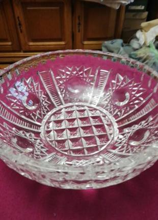 Салатница. хрусталь. срср