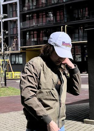 Кепка bershka, кепка на літо, кепка біла