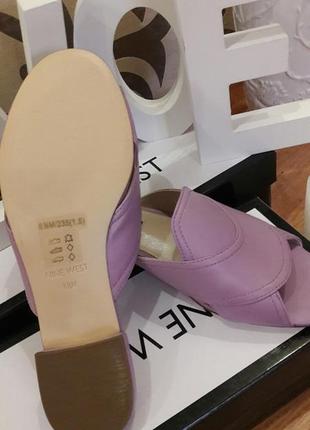 Шлепанцы босоножки nine west кожа2 фото