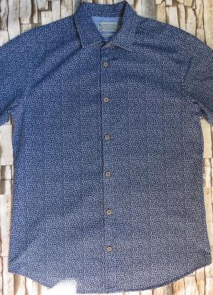 Річна чоловіча сорочка з коротким рукавом з візерунком tu розмір 50