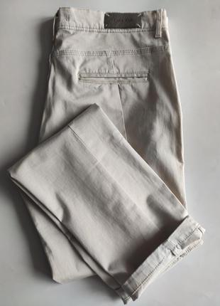 Брюки zara slim fit 34 creme milk3 фото