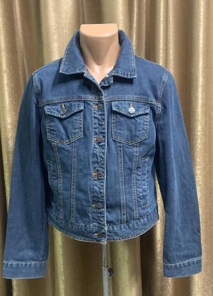 Джинсовая куртка denim &co размер l xl