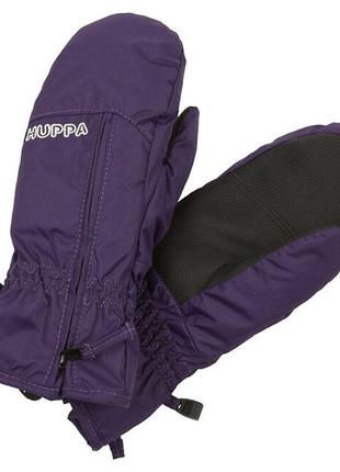 Варежки зимние непромокаемые для девочек huppa mia тёмно-лилoвый, р.5 (8164base-70073-005)1 фото
