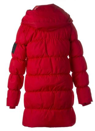 Пальто пухове зимове жіноче huppa hedda червоний, р.l (12558055-70004-00l)2 фото
