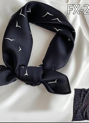 Хустка хустинка платок платочек бант стрічка для волосся на сумку косинка принт новий