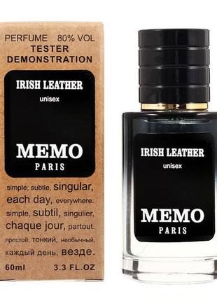 Memo irish leather tester lux, унисекс, 60 мл