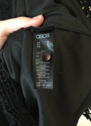 Женское кружевное платье asos6 фото