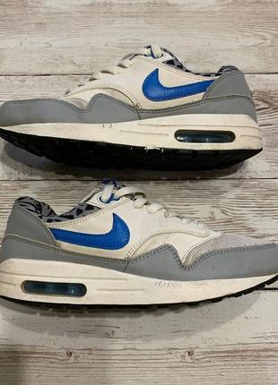 Кроссовки nike air max 1 print white photo blue gs airmax6 фото