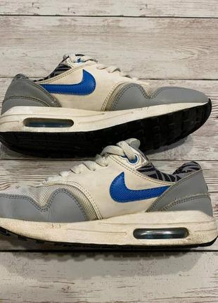 Кроссовки nike air max 1 print white photo blue gs airmax3 фото