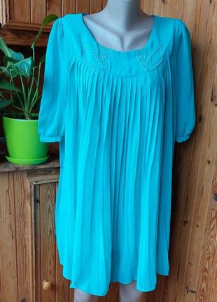 Бірюзова сукня р 10 ( с- м)