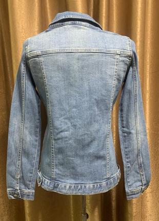 Джинсовая куртка denim wear, на рост 164см размер xs s4 фото