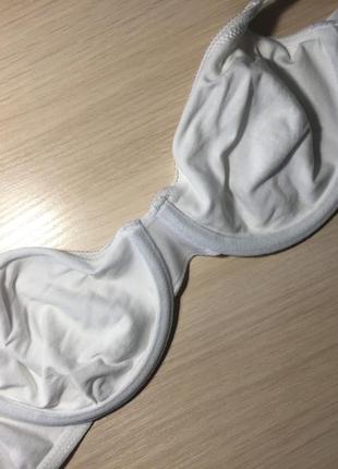 Бюстгальтер бавовна m&amp;s cotton wired full cup bra 34b 75b6 фото