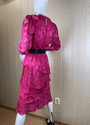 Красивое винтажное платье цвета фуксии ricki renee sydney3 фото