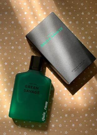 Мужской парфюм zara green savage4 фото