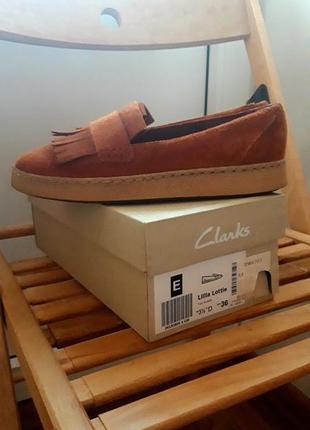 Женские лоферы clarks р.36