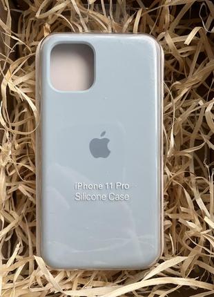 Чохол на iphone 11 pro з закритим низом silicone case чохол для айфон з закритим низом