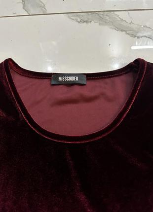 Плаття бархатне missguided2 фото