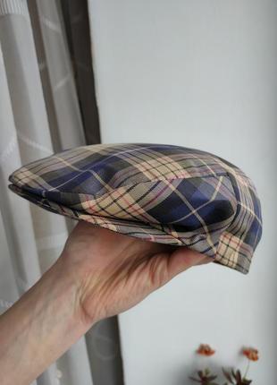 Кепка жиганка хуліганка в клітинку в стилі barbour burberry 57 кашкет картуз