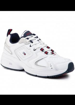 Кросівки шкіряніі tommy hilfiger heritage sneaker en0en00721 ​​394 фото