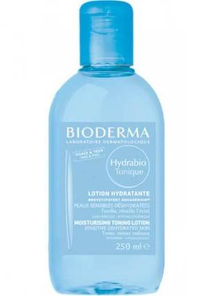 Біодерма гідрабіо лосьйон тонізувальний зволожувальний bioderma hydrabio tonique moisturising toning lotion, 250 мл