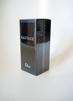 Туалетна вода для чоловіків dior sauvage eau de toilette 200 ml