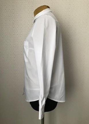 Белая рубашка свободного силуэта от шотландского бренда quiz, размер 14, укр 48-502 фото