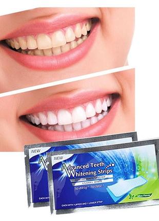 Полоски для отбеливания зубов 3d white. отбеливающие полоски 1 пара